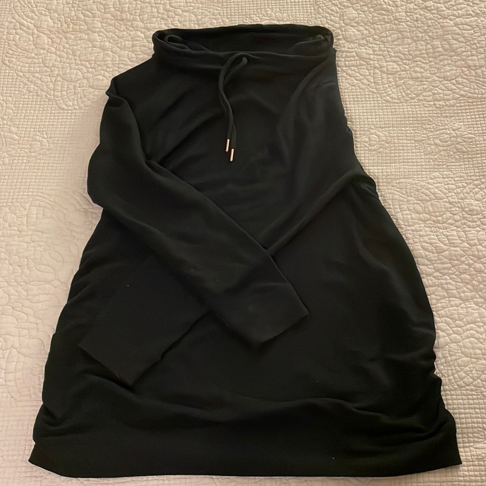 Maternity cowl neck sweatshirt
